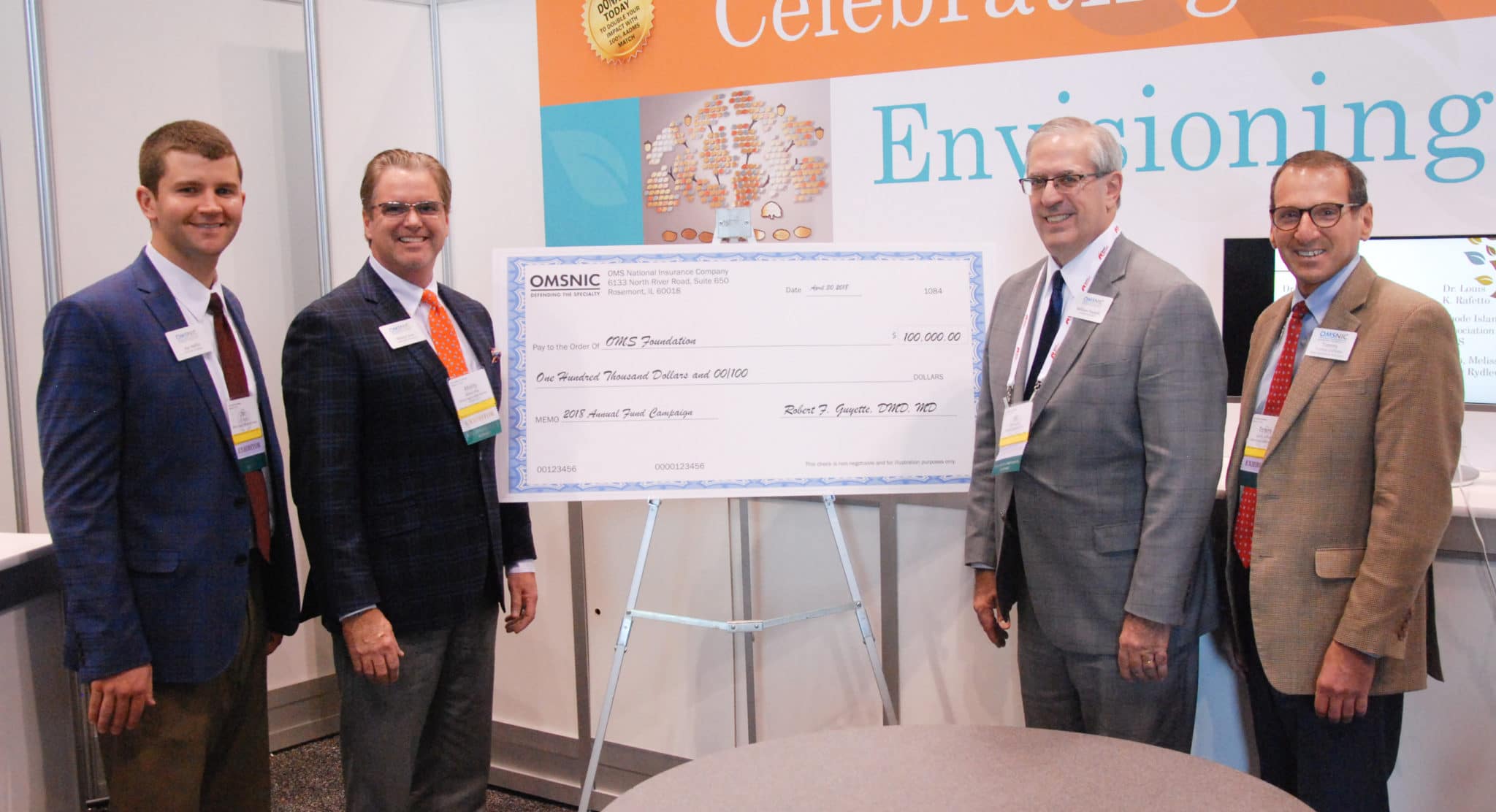 OMSNIC agents give back again and again